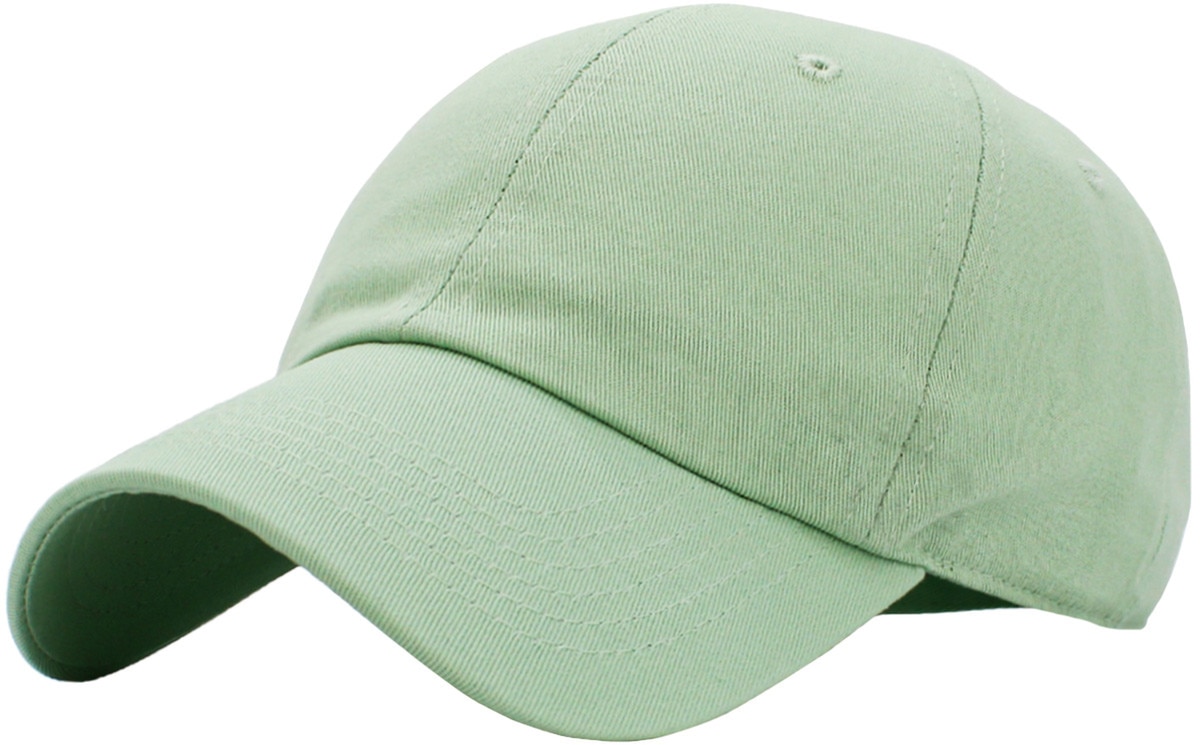 Sage Low Profile Baseball Caps Front Side View